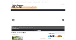 Desktop Screenshot of clintonsunrooms.com